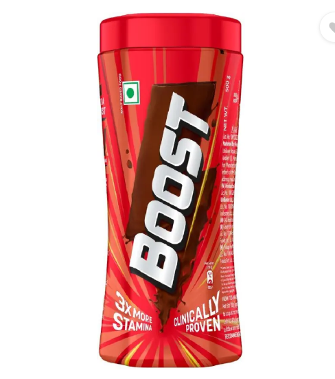 BOOST 3X MORE STAMINA 500Gms MRP 299/-