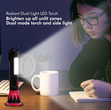 wipro Radiant Dual Light LED Torch, Black