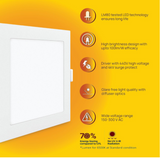 wipro Garnet Square LED Alpha Panel