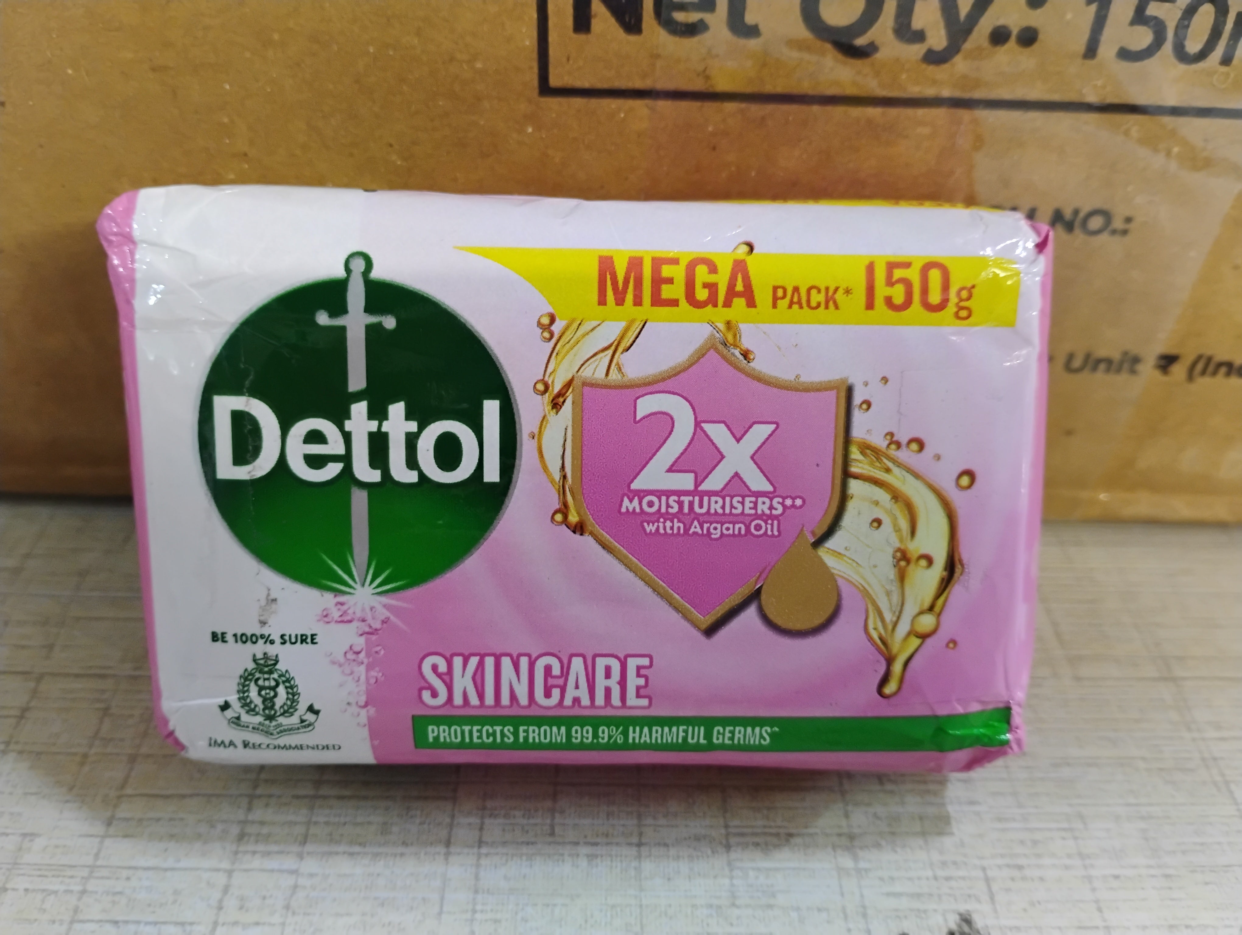 DETTOL MOISTURIZERS SKINCARE SOAP 150G