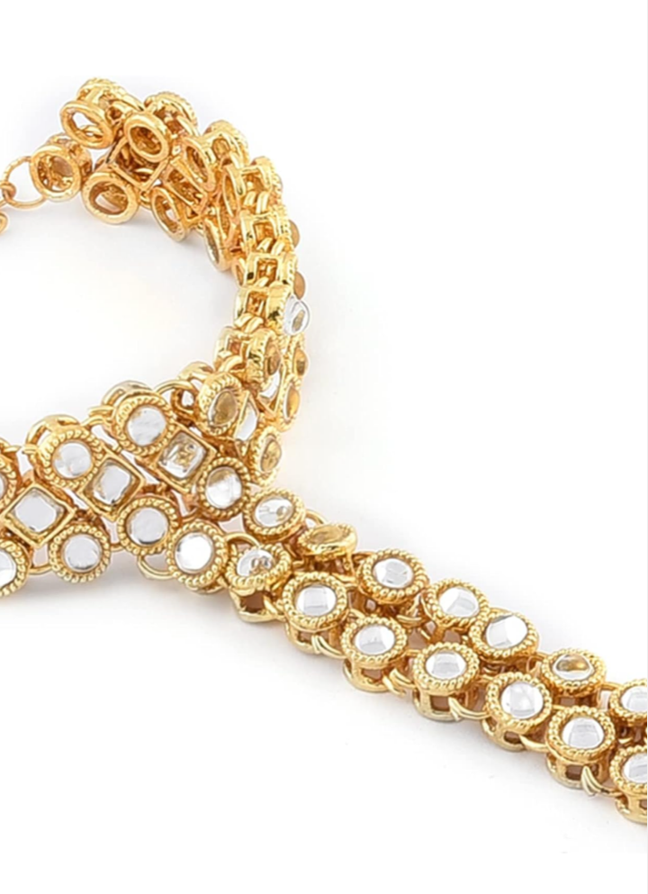Kundan Ring Bracelet