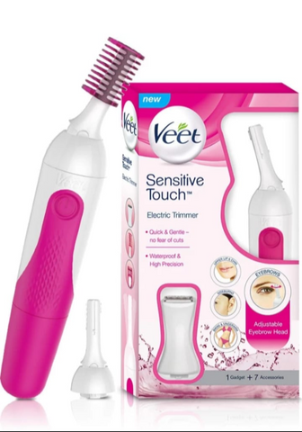 VEET SENSITIVE TOUCH EXPERT TRIMMER RUNTIME 45 MIN 4 LENGTH ( WHITE,PINK )