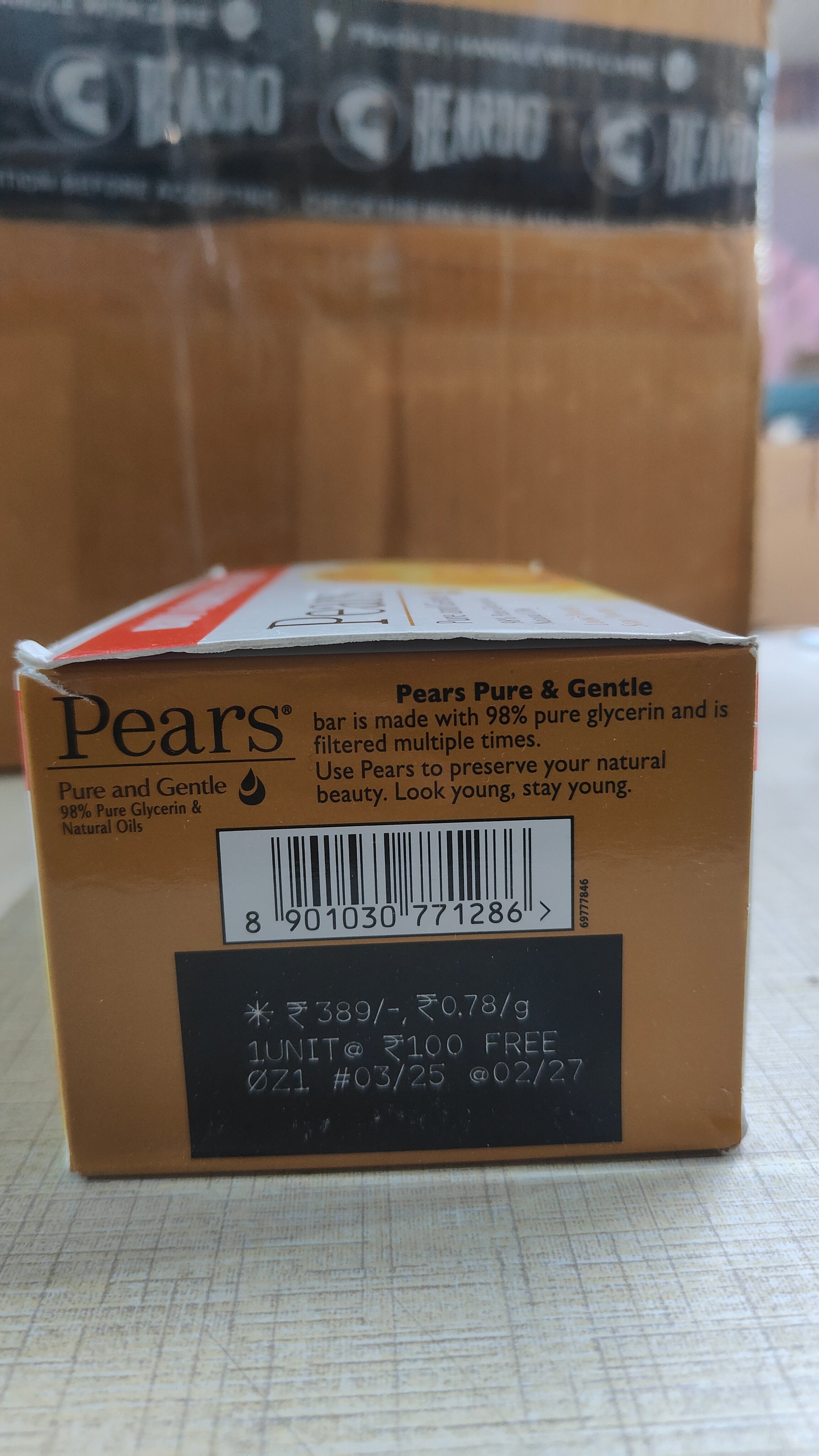 Pears Pure & Gentle Soap Bar
