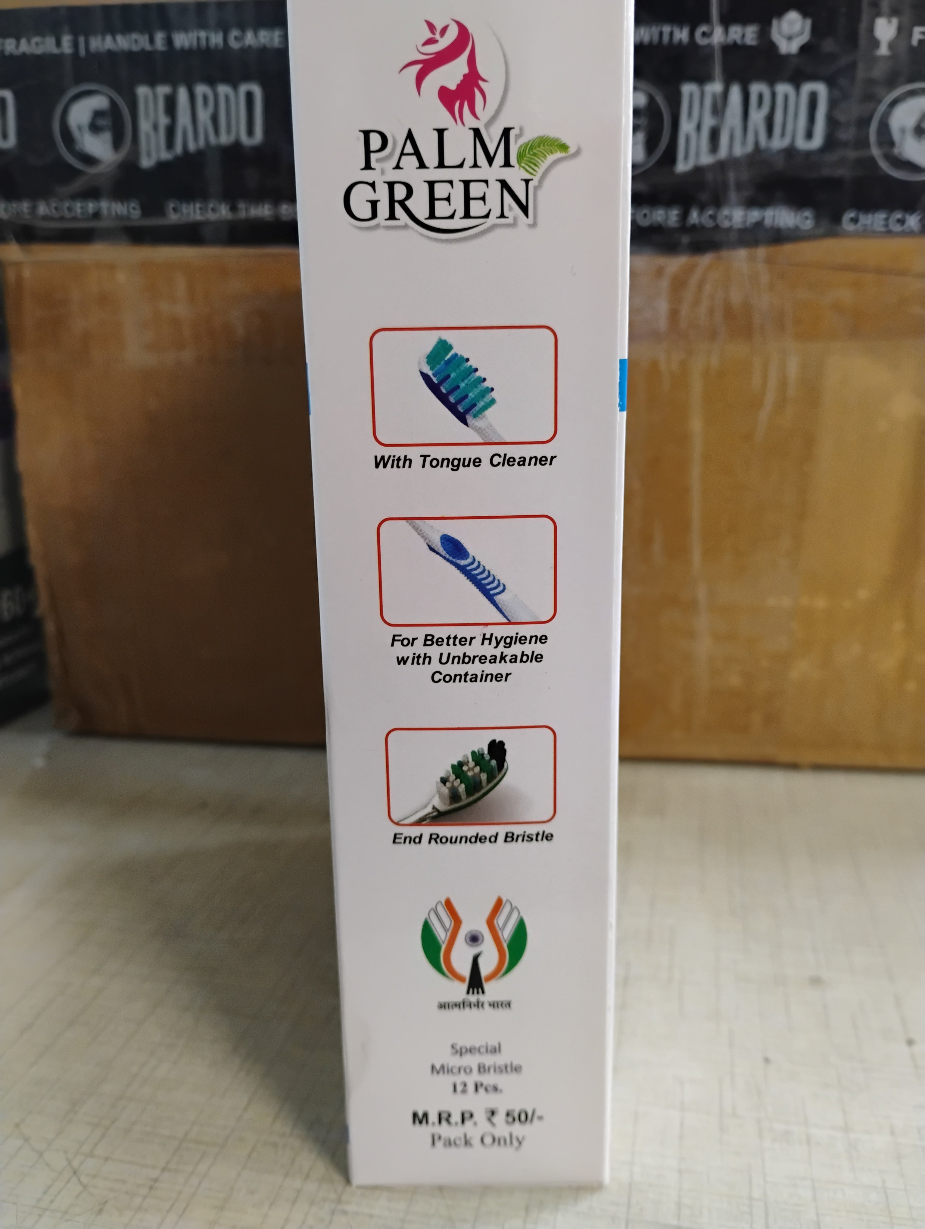 PALM GREEN TOOTHBRUSH FLIGHT