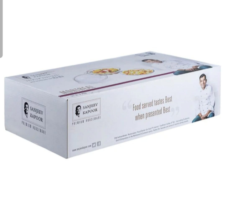 SANJEEV KAPOOR GLASS CASSEROLE 1000ML PACK OF 2 ( SKB- 849)