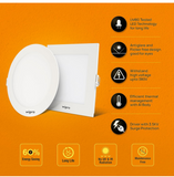 Wipro round led slim
