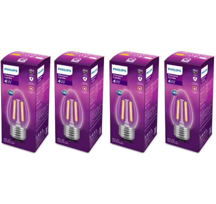PHILIPS Filament Candle LED Bulb