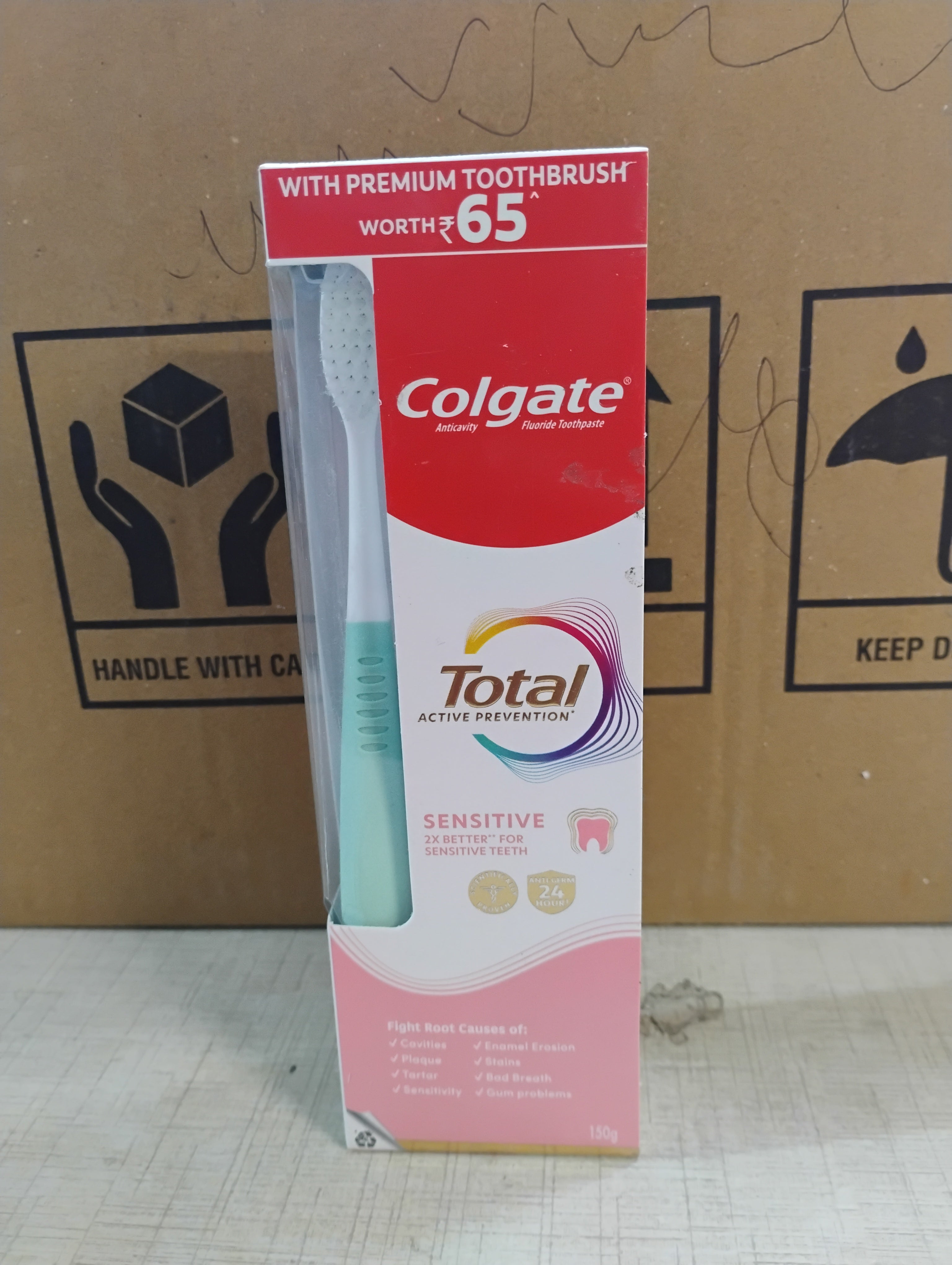 COLGATE TOTAL ACTIVE PREVENTION SENSITIVE MRP 190/-