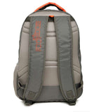 Skynags  unisex orange & charcoal  grey  brand  logo  backpack