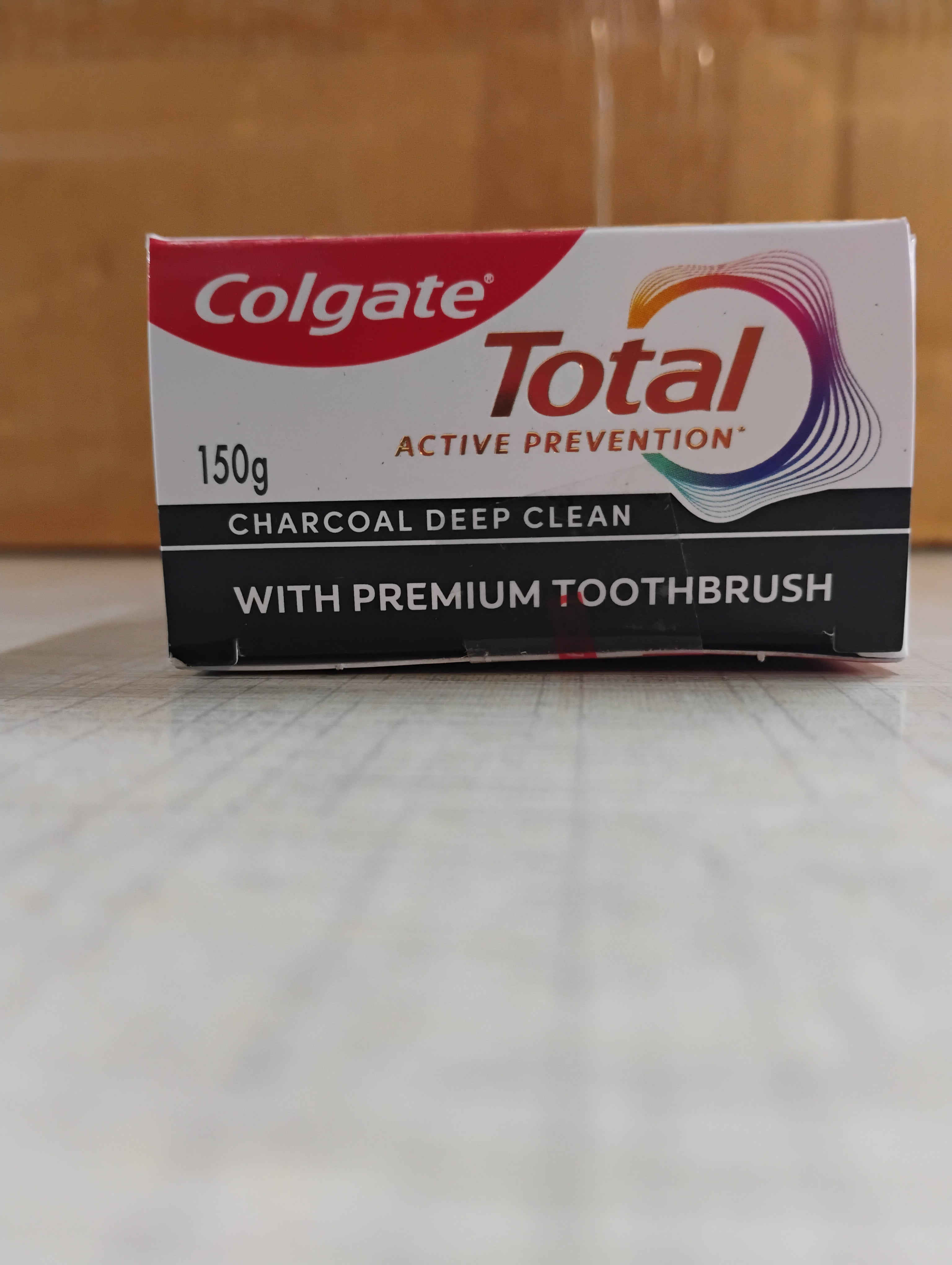 COLGATE TOTAL CHARCOAL DEEP CLEAN 150G MRP 190/- OFFER FREE 65/- BRUSH