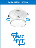 Philips  ceiling secure  ( cool white round)