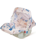 Mee Mee Cozy Carry & Rocking Chair 5 in 1 Multi-Purpose Kids Rocker, Adjustable Handle Carry Cot with 3 Point Safety Lap Belt | Cushioned, Washable with Canopy, 0 to 1.5 Years, Capacity 13 KG (Beige)
