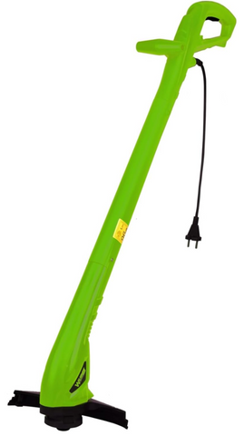 GIGAWATTS 250W Corded Grass Trimmer 22cm Cutting Diameter Portable Electric String Cutter Machine with Twin Line Bump Feed Spool Compatible with 0.9mm Trimmer-Line for Lawn Edges Trimming Garden Patio