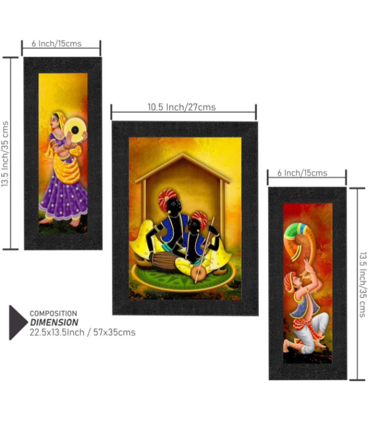 paintings  Musical & Dancing Rajasthani