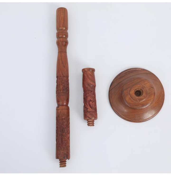 Wooden Yoga Trataka Candle Stand