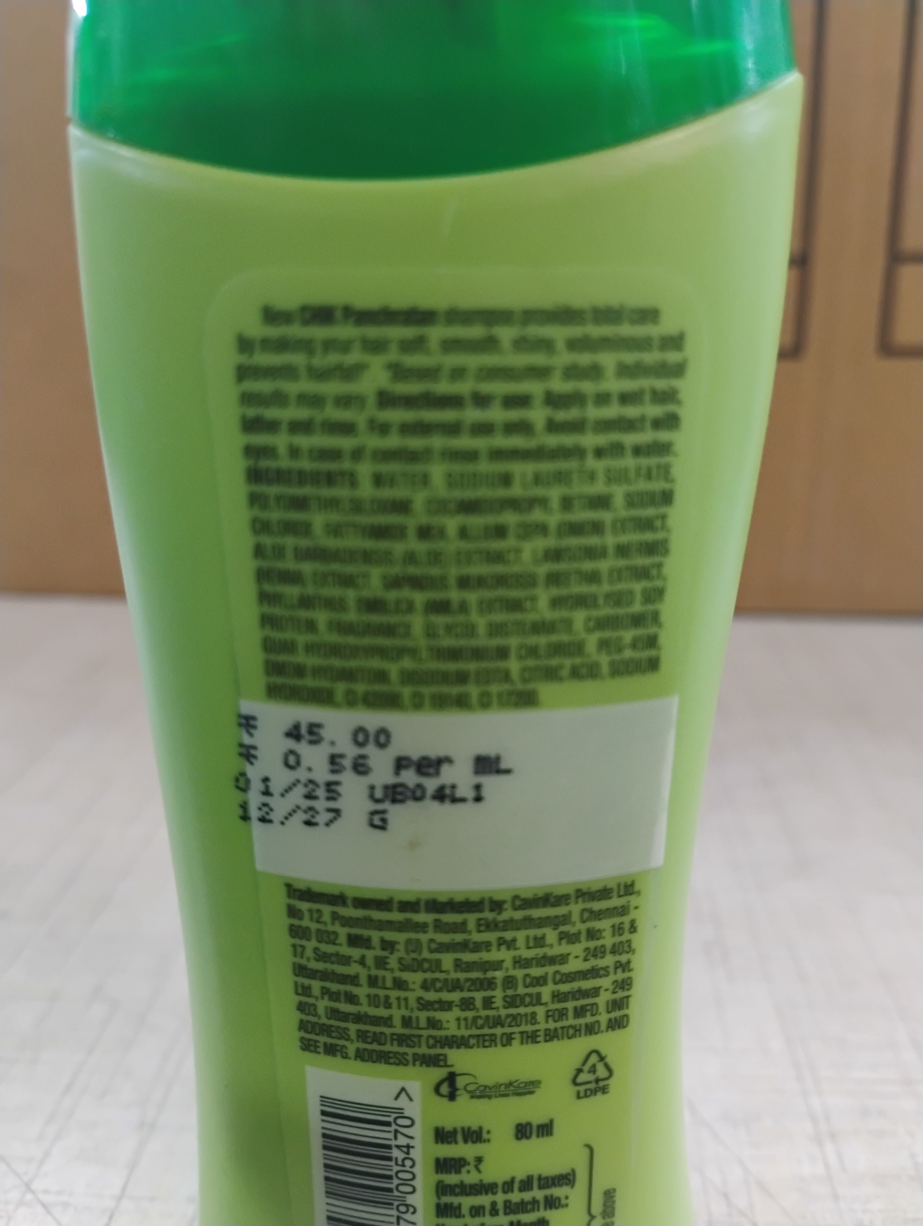 CHIK HERBAL SOLUTIONS PANCHRATAN SHAMPOO 80ML MRP 45/-