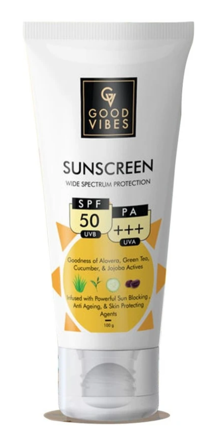GOOD VIBES SUNSCREEN SPF 50 PA+++ 50g MRP 349/-