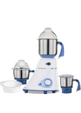Preethi Blue Leaf Diamond MG-214 mixer grinder 750 watt (Blue/White), 3 jars & Flexi Lid, FBT motor with 2yr Guarantee & Lifelong Free Service