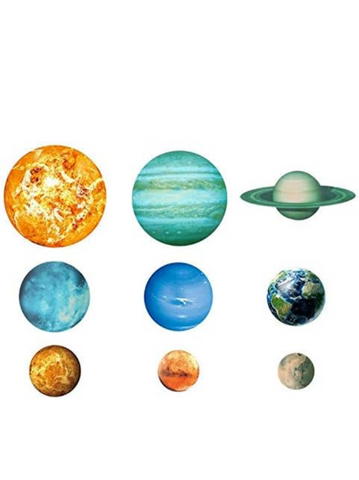 Nine Planets Astronomy Stickers