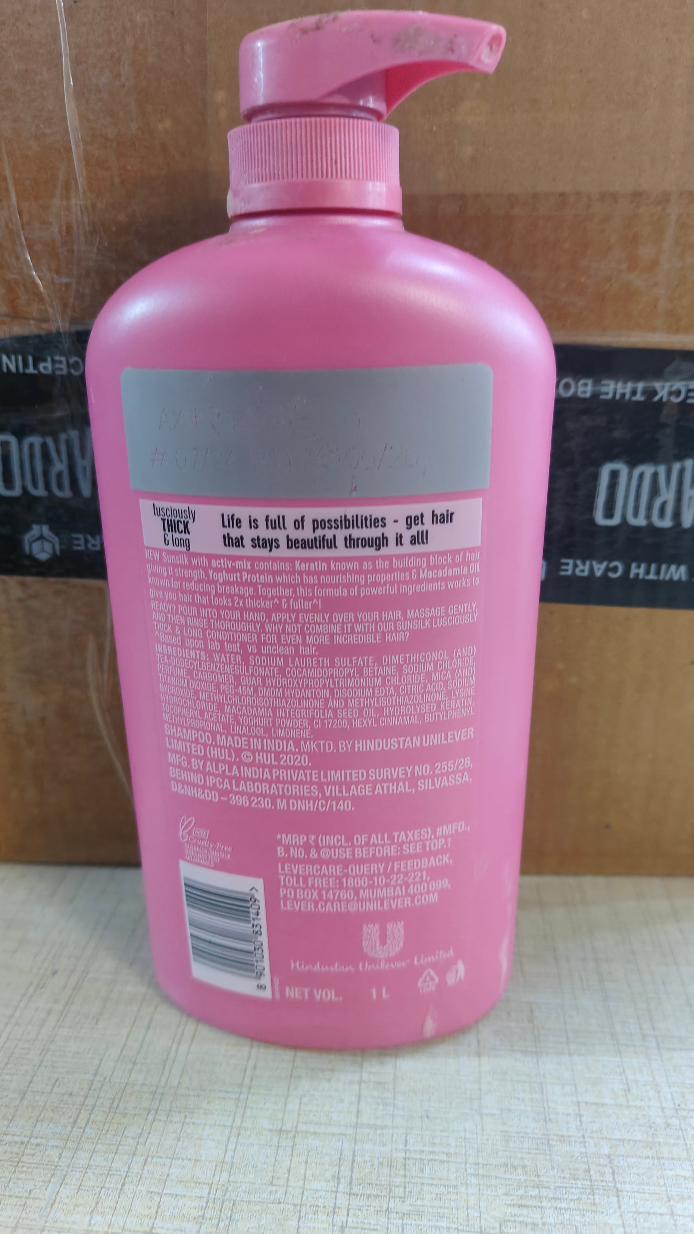 SUNSILK LUSCIOUSLY THICK LONG SHAMPOO 1L