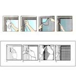 Anaya Mosquito Net 120 GSM Insect Net, FIBREGLASS Grey, 3x4 ft Window Mosquito Mesh Stitched Net Screen with Hook & Loop Tape and Polyester Edge Fabric, 90x120cm (NEW-DIV-194)