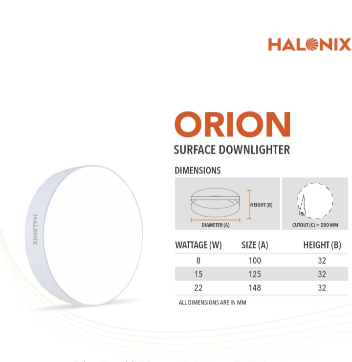 HALONIX ORION ROUND LED