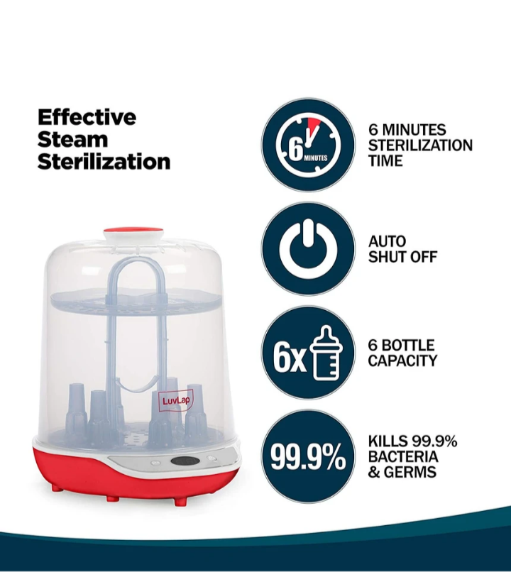 Luvlap Delight Electric Steam Sterilizer