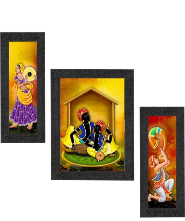 paintings  Musical & Dancing Rajasthani