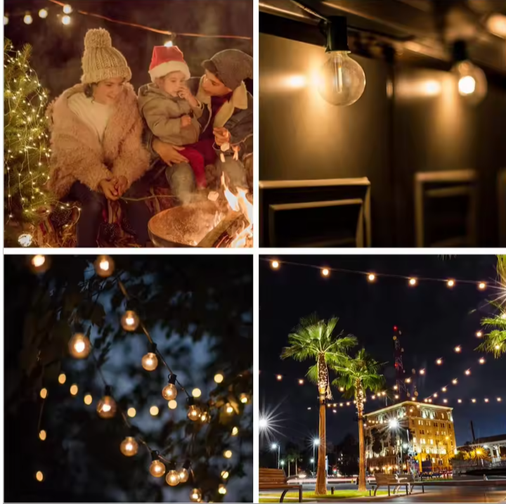 Globe Outdoor Patio String Lights