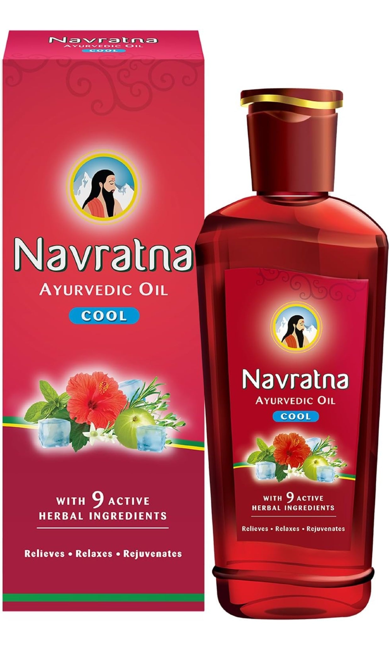 NAVRATNA AYURVEDIC COOL OIL